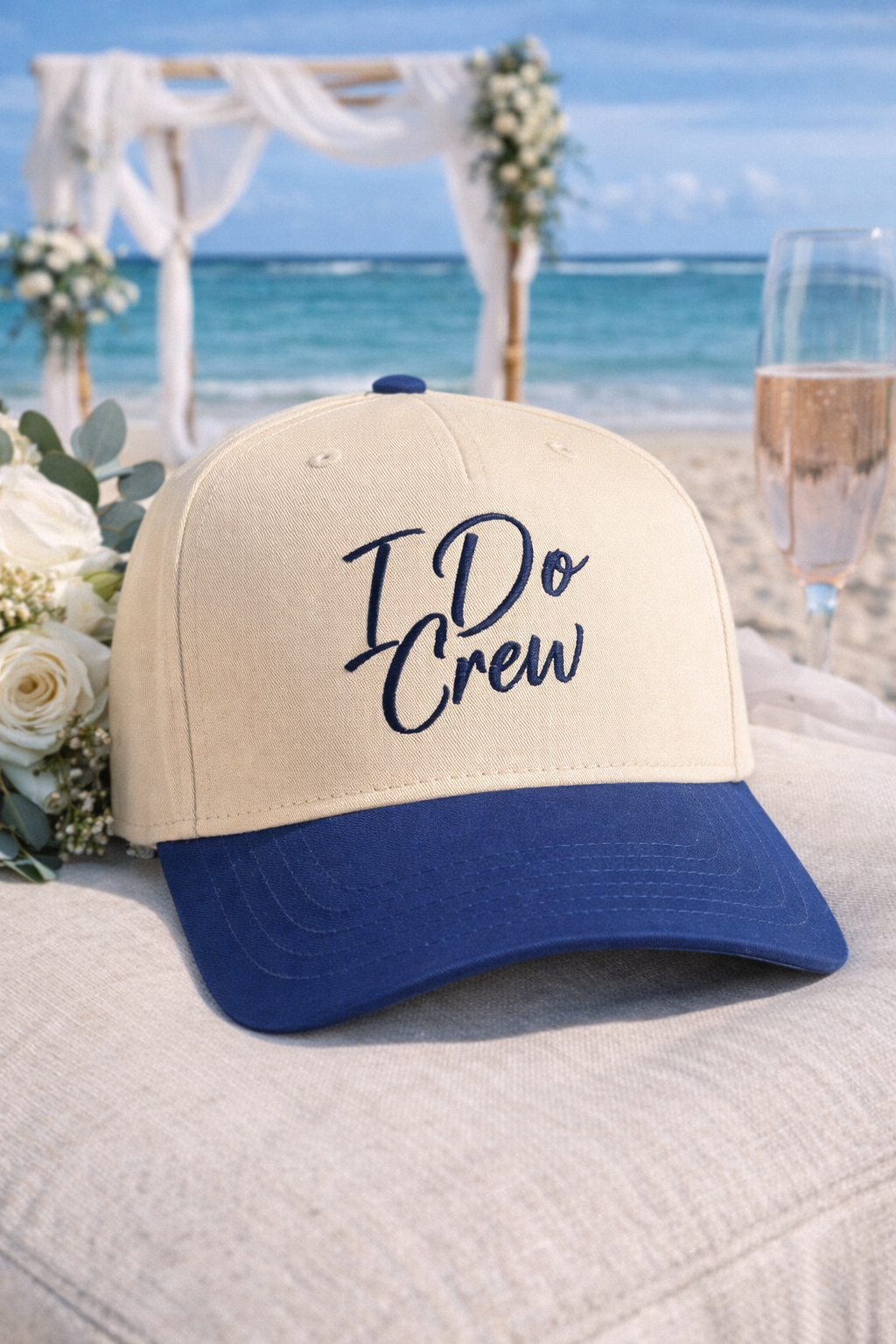 I Do Crew Hat | Bridal Party Baseball Cap | Bachelorette Weekend Hat | Wedding Party Gift for Bridesmaids