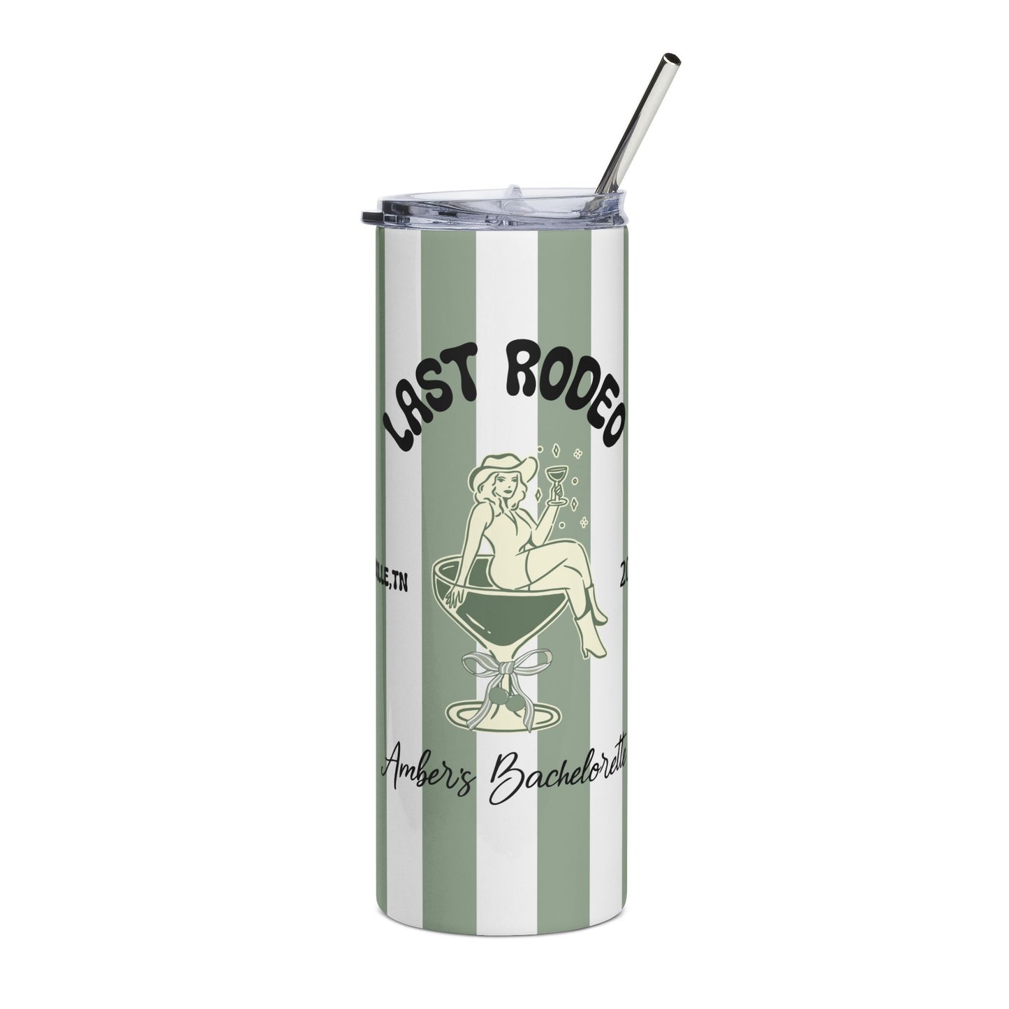 Last Rodeo personalized Bachelorette Tumbler Cup – Western Bachelorette Party Cup, Cowgirl Bachelorette Gift, Personalized Nashville Bach Tumbler,  Last Rodeo 20oz Stainless Tumbler – Bachelorette Party Wine Glass Design