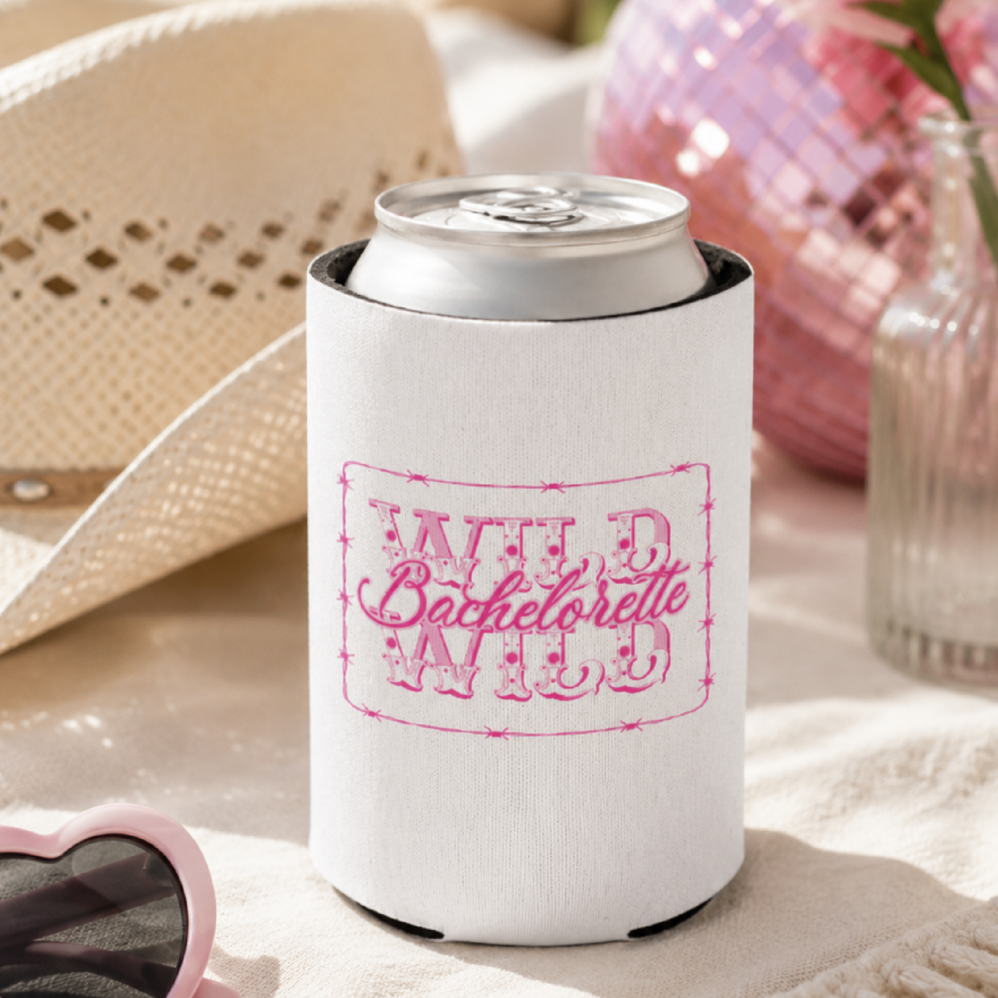 Wild Wild Bachelorette Can Cooler — Last Rodeo Party Favor