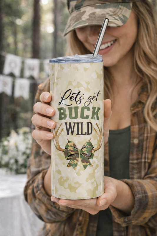 Buck Wild Bachelorette Tumbler | Western Bachelorette Party Cup
