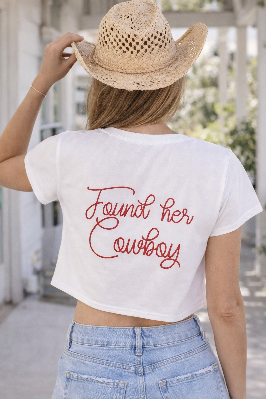 Found Her Cowboy Crop Top | Western Bachelorette Bride Shirt