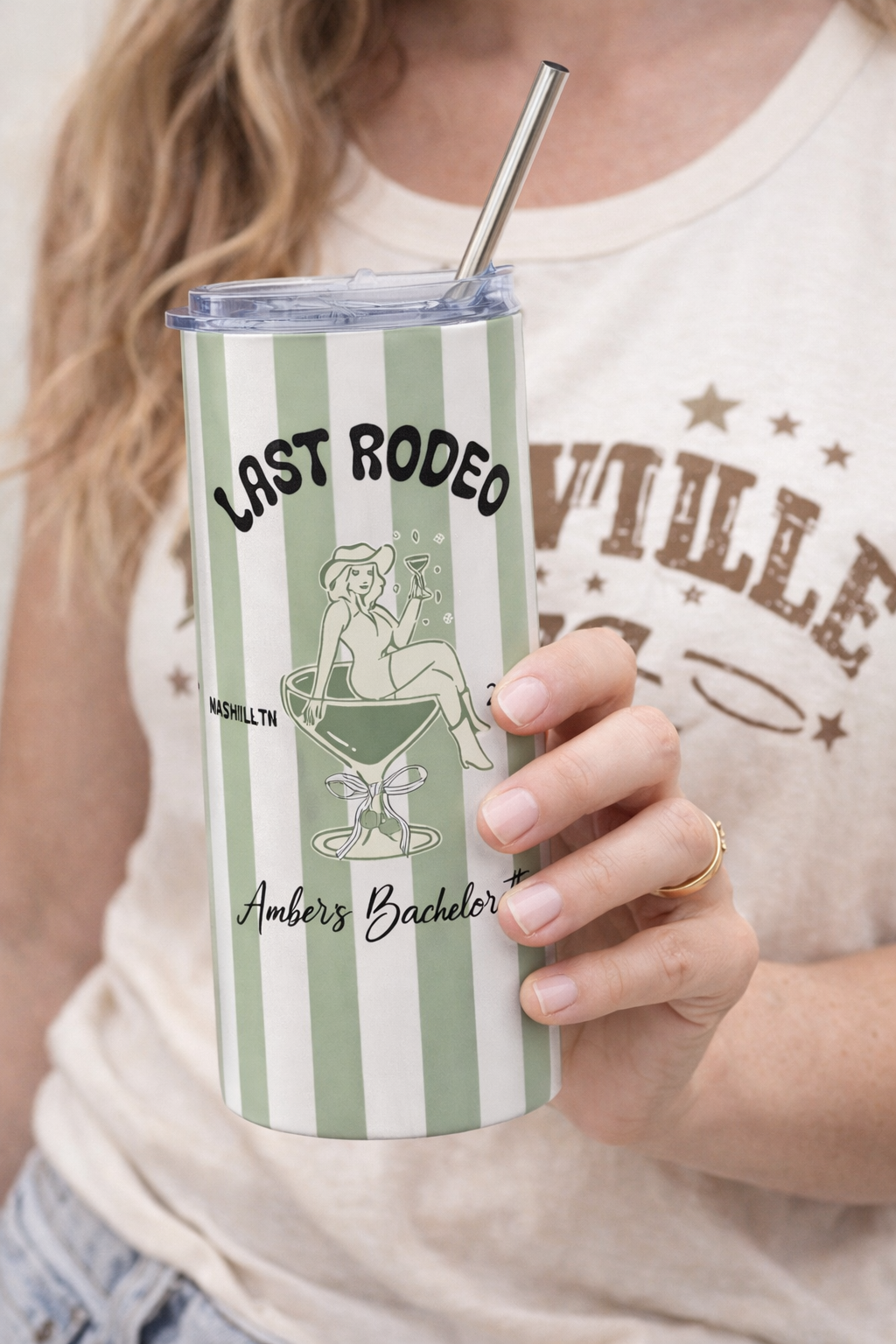 Last Rodeo personalized Bachelorette Tumbler Cup – Western Bachelorette Party Cup, Cowgirl Bachelorette Gift, Personalized Nashville Bach Tumbler,  Last Rodeo 20oz Stainless Tumbler – Bachelorette Party Wine Glass Design