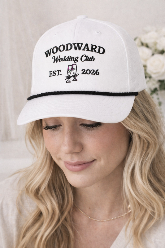 Wedding Club Bride Baseball Hat | Personalized Bridal Wedding Cap