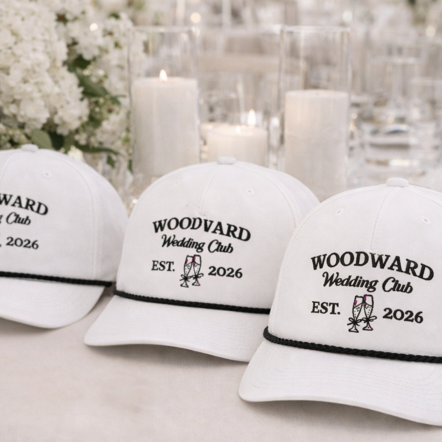 Wedding Club Bride Baseball Hat | Personalized Bridal Wedding Cap
